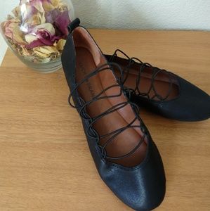 Lucky Brand Black Ballet / Medieval / Witch Flats